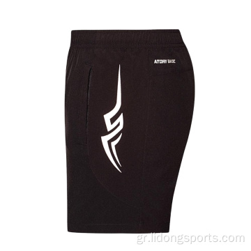 Mesh Polyester Custom Logo Summer Running Training Shorts